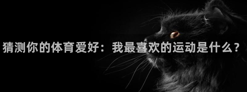 海南vsport体育官网下载：猜测你的体育爱好：我最